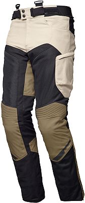 Modeka Khao Air II, Textilhose wasserdicht - Schwarz/Beige/Hellbraun - 3XL von Modeka