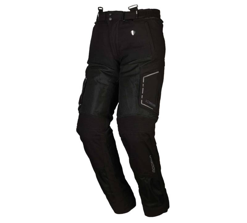 Modeka Khao Air Motorrad Textilhose, schwarz, M von Modeka