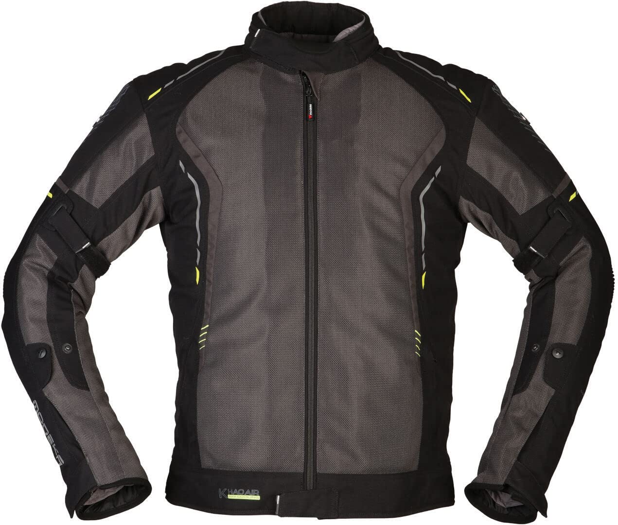 Modeka Khao Air Motorrad Textiljacke, dunkelgrau/schwarz, 3XL von Modeka