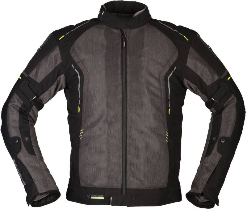 Modeka Khao Air Motorrad Textiljacke (Dark Grey/Black,L) von Modeka