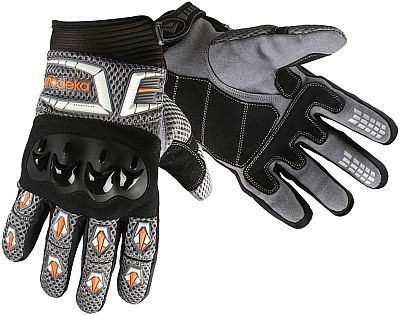 Modeka MX Top, Handschuhe - Grau/Weiß/Orange - 11 von Modeka