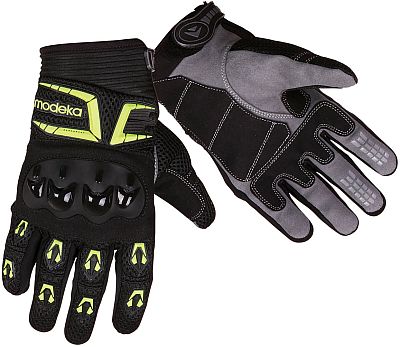 Modeka MX Top, Handschuhe - Schwarz/Neon-Gelb - 10 von Modeka