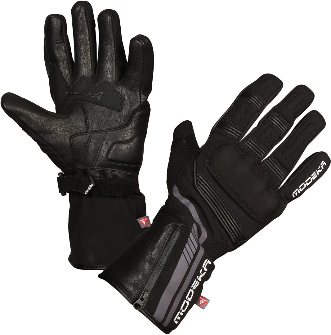 Modeka Makari Motorradhandschuhe, schwarz, 7 von Modeka