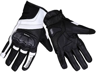 Modeka Miako Air, Handschuhe Damen - Schwarz/Weiß - M von Modeka