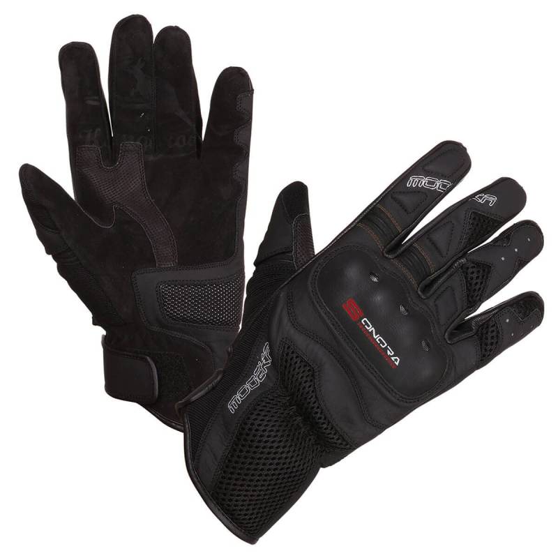 Modeka Motorrad Handschuhe Sonora Sommer, schwarz/rot, K10 von Modeka