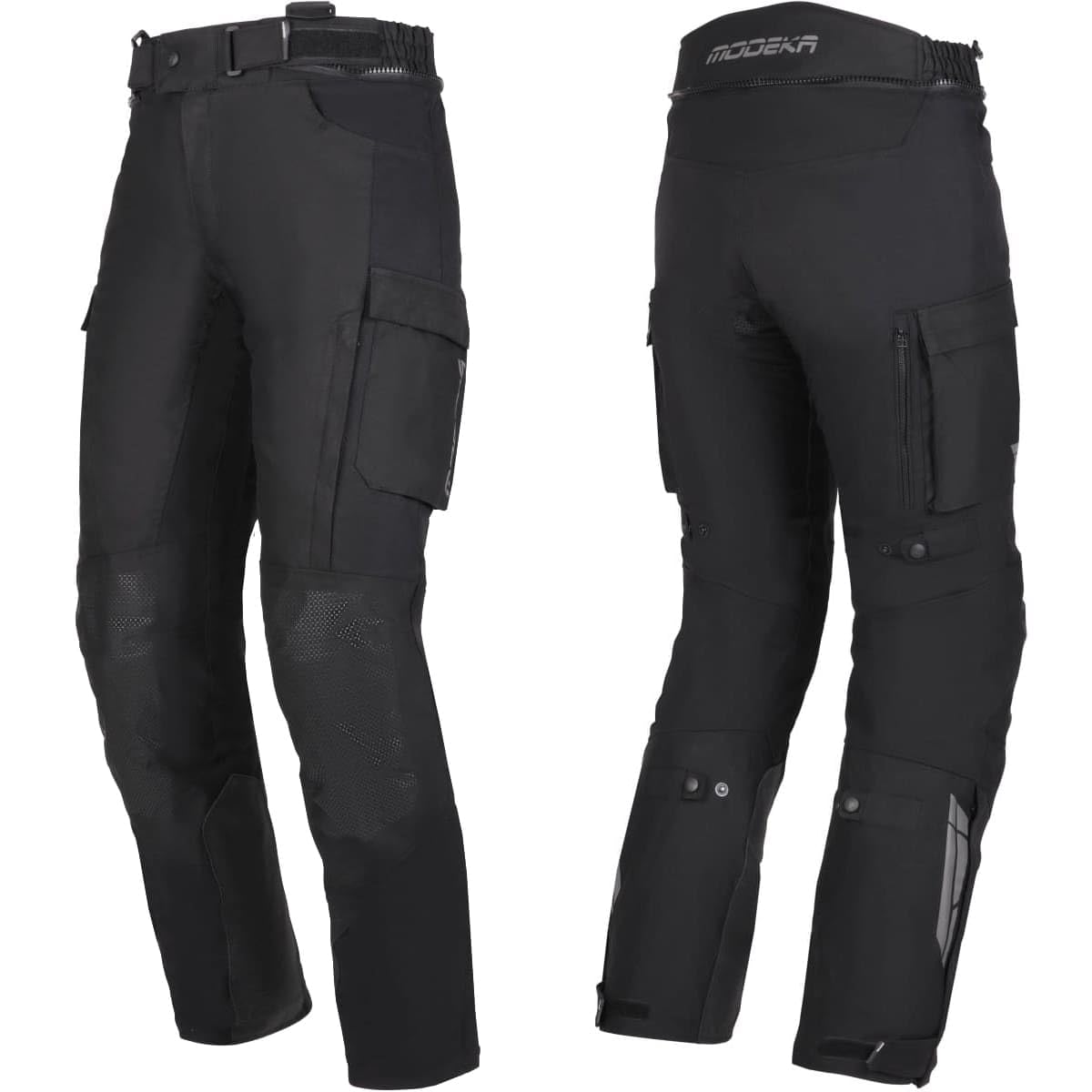 Modeka Motorradhose Hydron schwarz wasserdichte Touringhose, L von Modeka