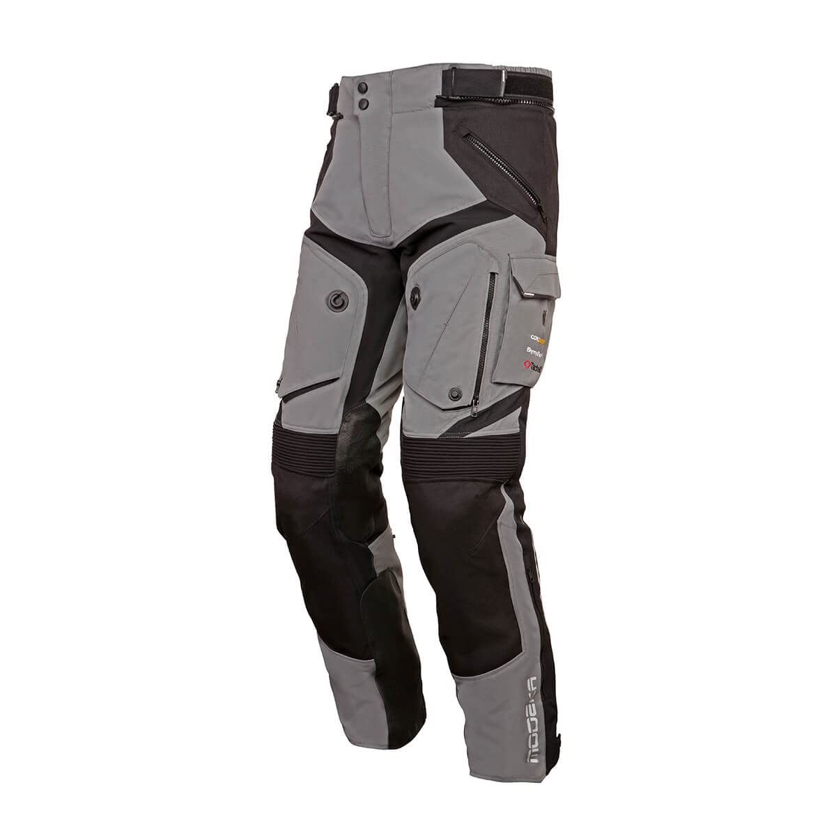 Modeka Motorradhose Panamericana II, GRAU/SCHWARZ, K4XL von Modeka