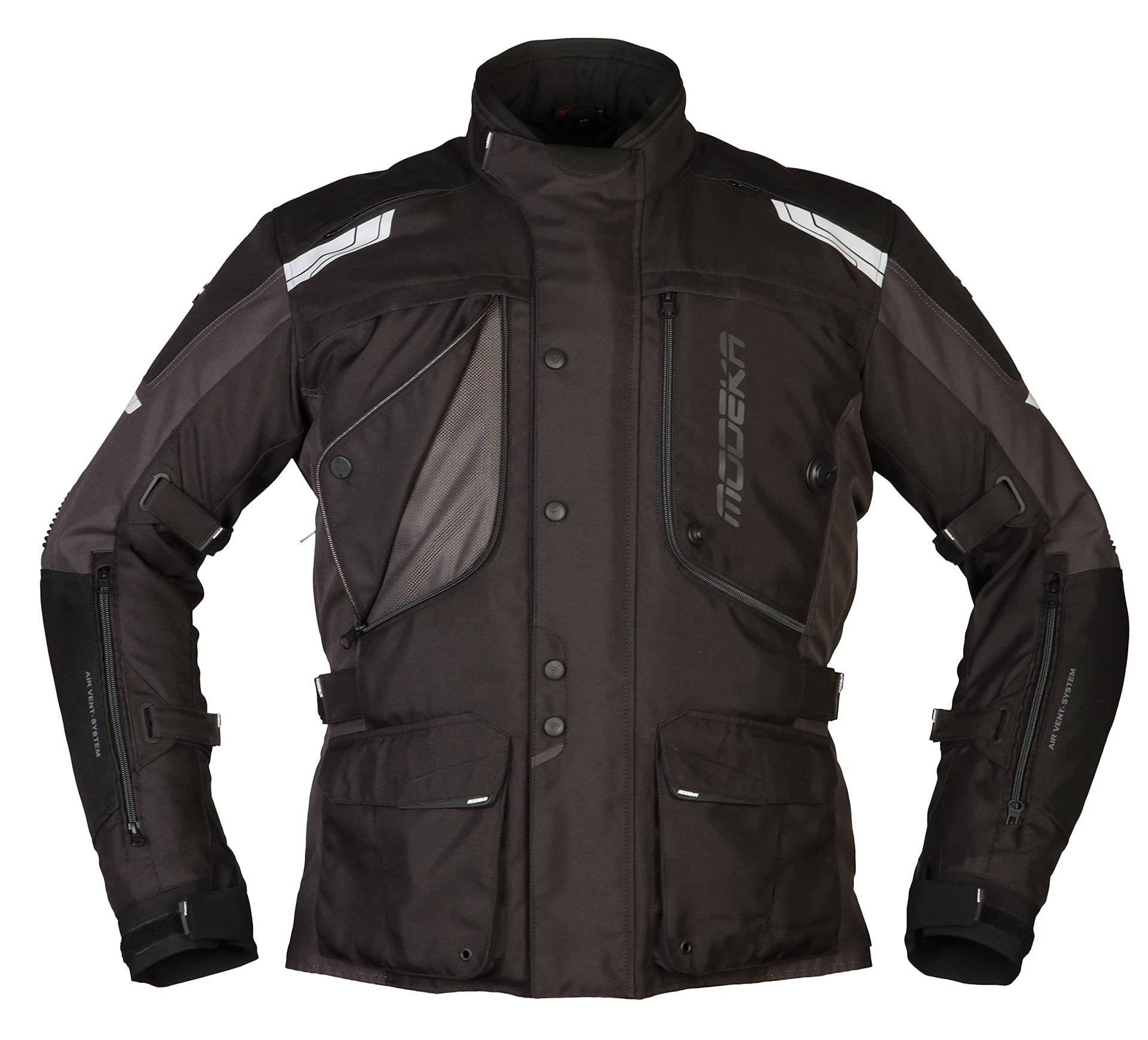 Modeka Motorradjacke Aeris schwarz dunkelgrau, 3XL von Modeka