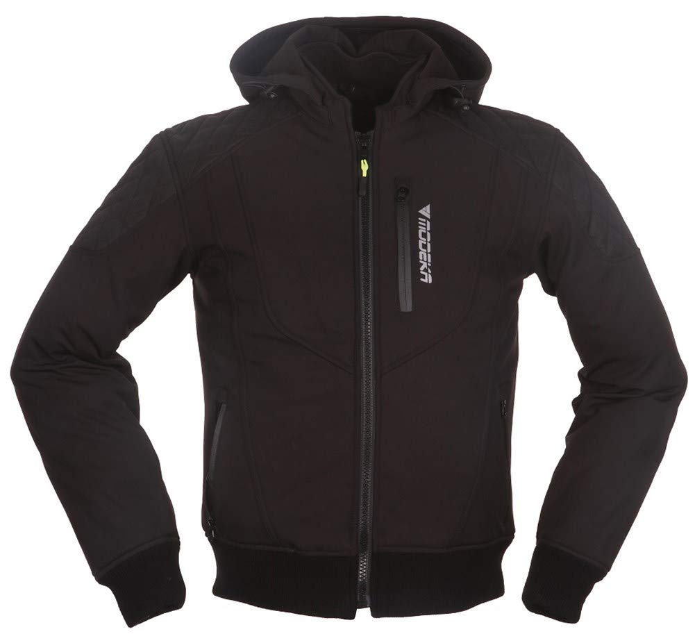 Modeka Motorradjacke Clarke Softshell schwarz, 8XL von Modeka