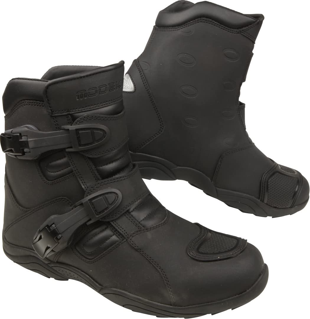 Modeka Muddy Track Evo Motorradstiefel (Black,42) von Modeka