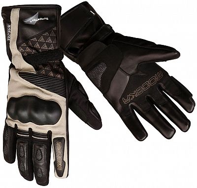 Modeka Panamericana, Handschuhe wasserdicht - Schwarz/Beige - 12 von Modeka