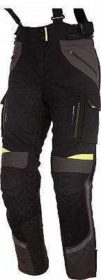 Modeka Panamericana, Textilhose Damen - Schwarz/Neon-Gelb - 19 von Modeka