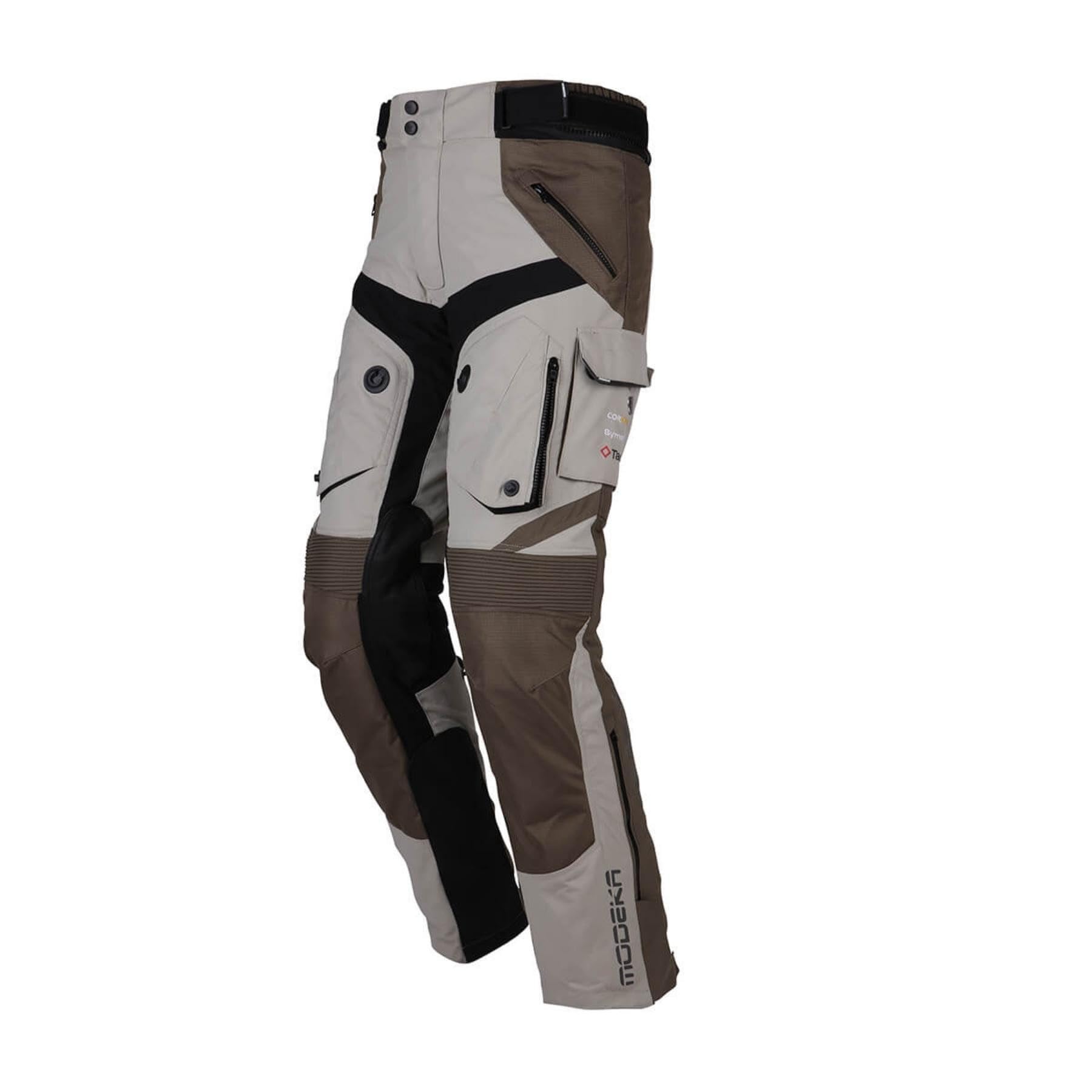 Modeka Panamericana 2 Motorrad Textilhose (Beige,L) von Modeka