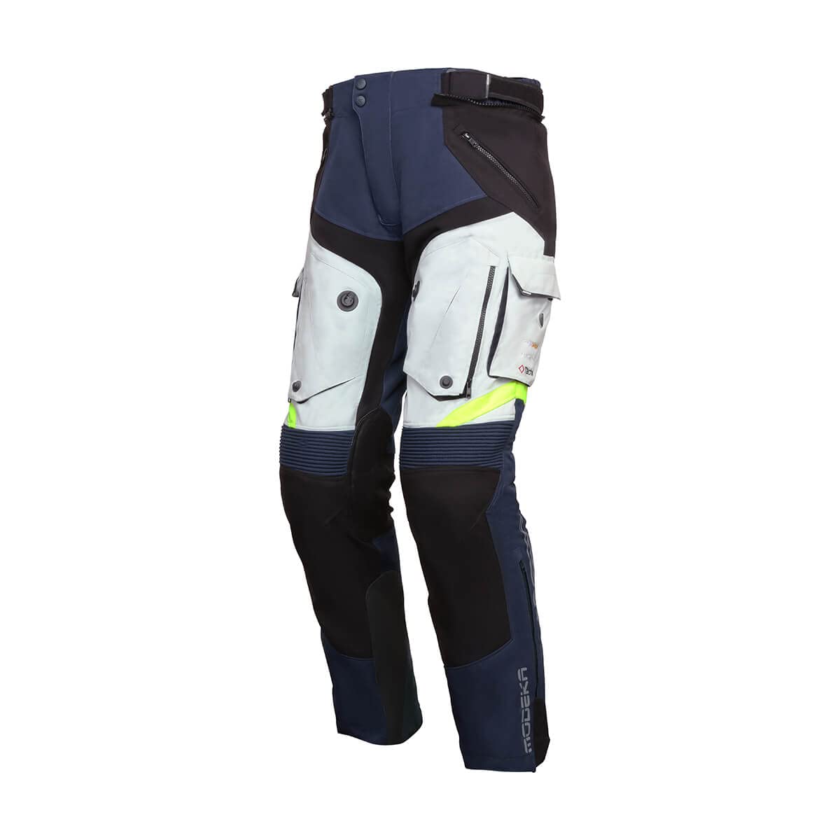 Modeka Panamericana 2 Motorrad Textilhose (Blue/Grey,3XL) von Modeka