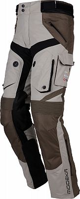 Modeka Panamericana II, Textilhose wasserdicht - Beige/Braun - Kurz L von Modeka