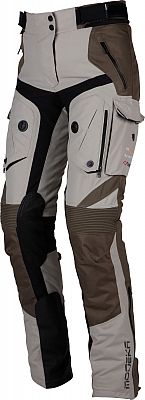 Modeka Panamericana II, Textilhose wasserdicht Damen - Beige/Braun - 40 von Modeka