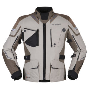 Modeka Panamericana II Textiljacke Sandfarben Khaki von Modeka