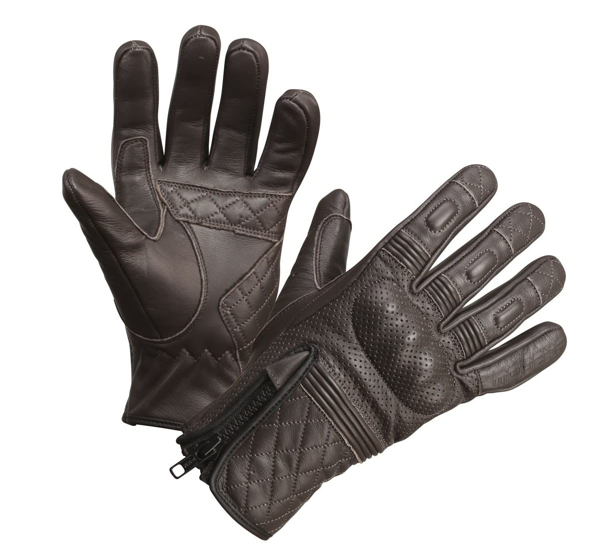 Modeka Parkar Motorradhandschuhe (Brown,10) von Modeka