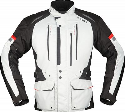 Modeka Striker II, Textiljacke - Hellgrau/Schwarz - L von Modeka