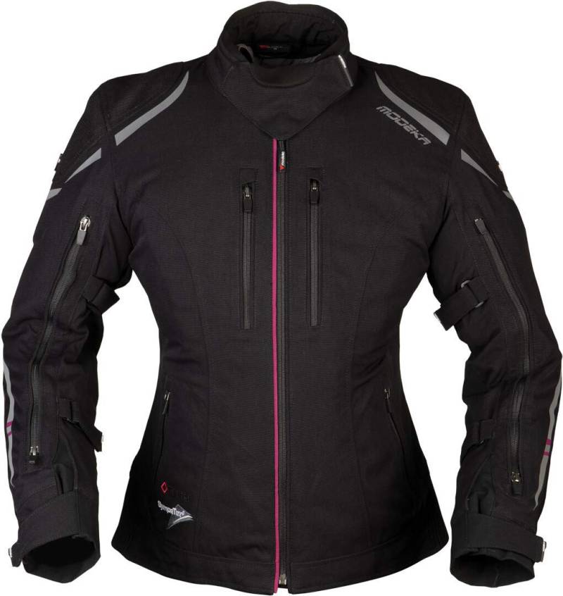 Modeka Takuya Damen Motorrad Textiljacke (Black,42) von Modeka