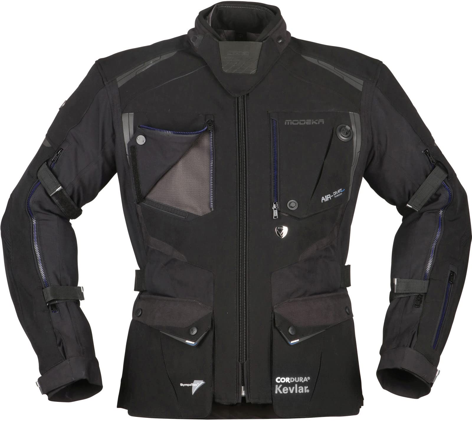 Modeka Talismen Motorrad Textiljacke (Black,3XL) von Modeka