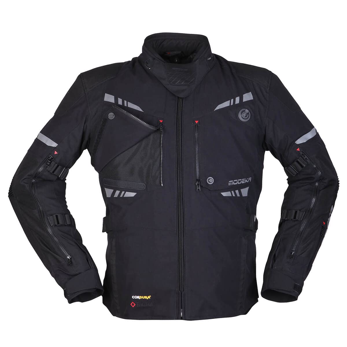 Modeka Taran Motorrad Textiljacke (Black,XXL) von Modeka