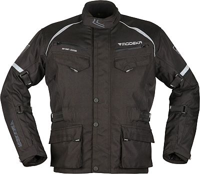 Modeka Tarex, Textiljacke wasserdicht - Schwarz - XXL von Modeka