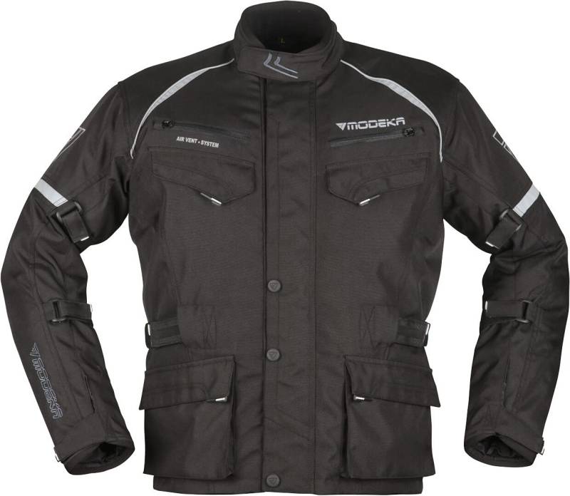 Modeka Tarex Motorrad Textiljacke (Black,XXL) von Modeka