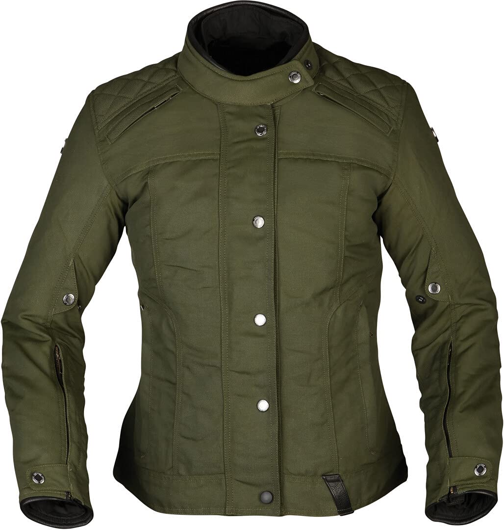 Modeka Thiago Damen Motorrad Textiljacke (Olive,38) von Modeka