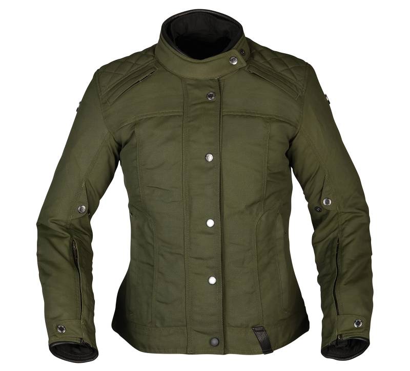 Modeka Thiago Damen Motorrad Textiljacke (Olive,42) von Modeka