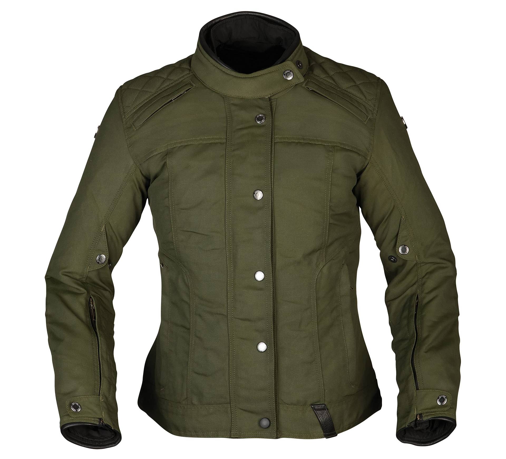 Modeka Thiago Damen Motorrad Textiljacke Oliv 46 von Modeka