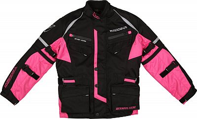 Modeka Tourex II, Textiljacke Kinder - Schwarz/Pink - 140 von Modeka