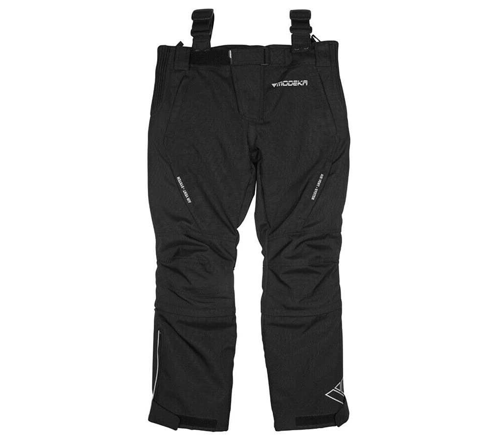 Modeka Tourex II Kinder Motorrad Textilhose (Black,128) von Modeka