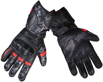 Modeka Valyant Pro, Handschuhe - Schwarz/Rot - 9 von Modeka