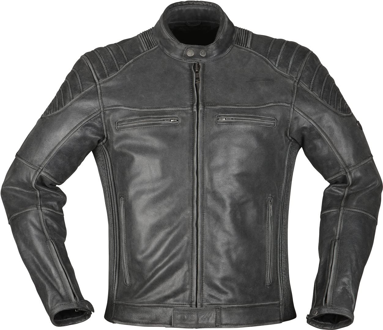 Modeka Vincent Aged Motorrad Lederjacke, schwarz, M von Modeka