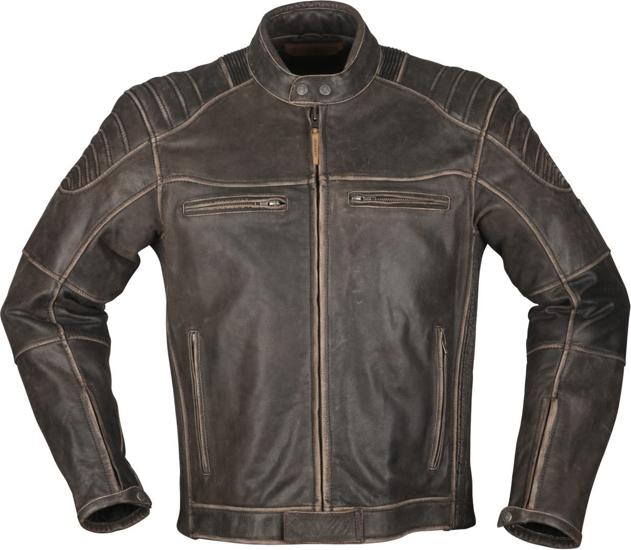 Modeka Vincent Aged Motorrad Lederjacke (Brown,6XL) von Modeka