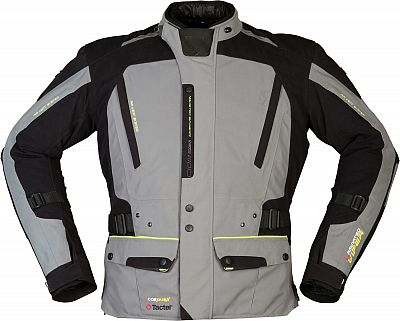 Modeka Viper LT, Textiljacke - Grau/Schwarz - 3XL von Modeka