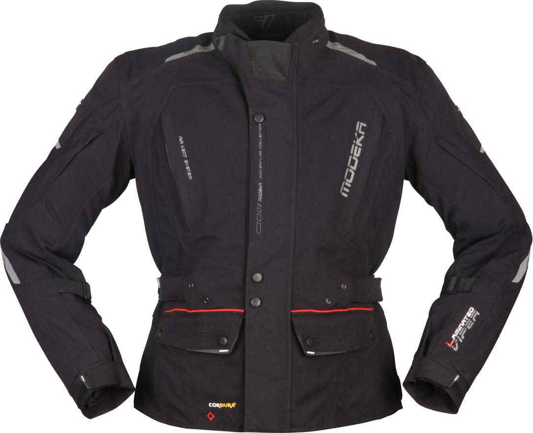 Modeka Viper LT Motorrad Textiljacke (Black,L) von Modeka