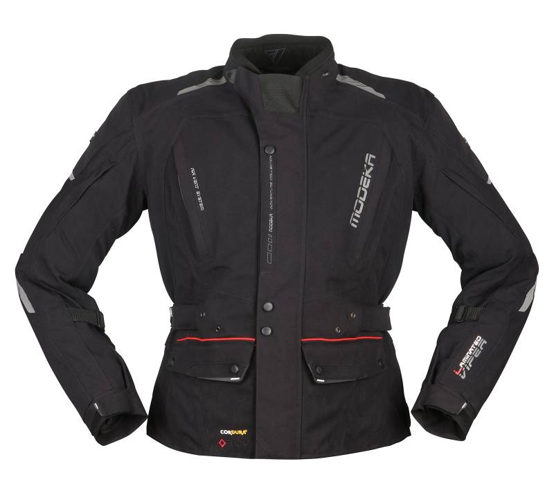 Modeka Viper LT Motorrad Textiljacke (Black,L) von Modeka