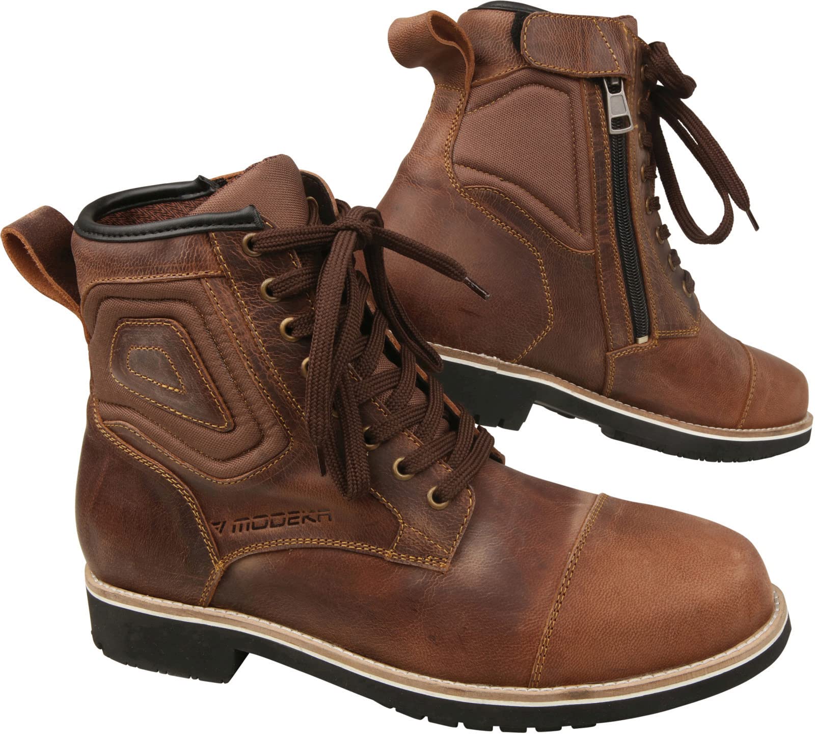 Modeka Wolter Motorradstiefel (Brown,43) von Modeka