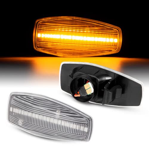 LED-Seitenblinker, geeignet für Kia | PICANTO 2004-2011 | RIO 2005-2011 Signallicht Canbus SMD Deckenleuchte transparent von Modifycar