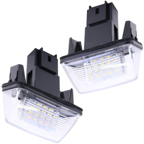 Modifycar LED-Kennzeichenbeleuchtung, geeignet für Peugeot | 407, 5008, Expert, Traveller | ab 2004 Canbus smd Kennzeichenbeleuchtung weiß von Modifycar