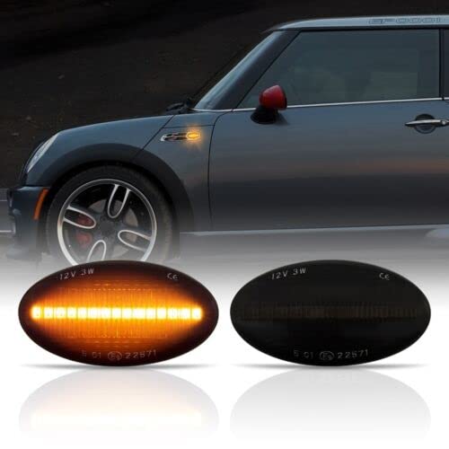 Modifycar LED-Seitenblinker passend für Mini | R50, R53 | 2001-2006 | R52 | 2004-2008 Signallicht Canbus SMD Deckenleuchte rauchgrau von Modifycar