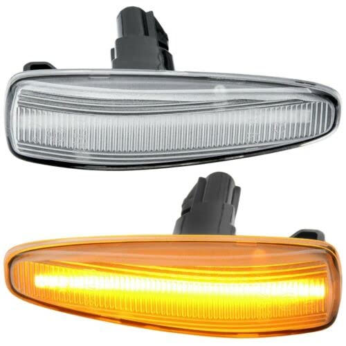 Modifycar LED-Seitenblinker passend für Mitsubishi Lancer VIII + Sportback | 2008-2017 Signallicht Canbus SMD Deckenleuchte transparent von Modifycar