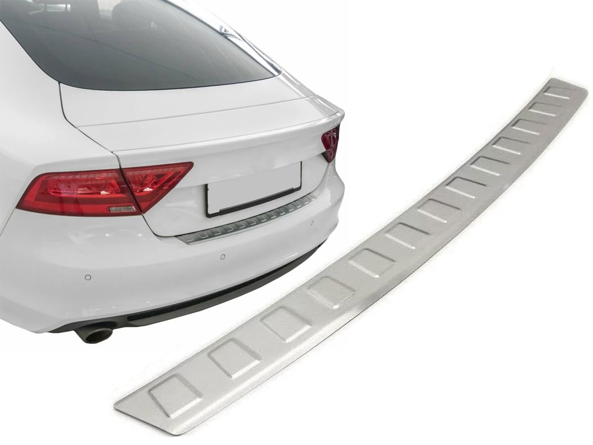 Stoßstangenschutz hinten passend für Audi A7 | 4G | Zwischen 2010 und 2018 Edelstahl matt Schutz für Ladekantenschutz Stoßstangenschutz hinten passend für Audi A7 | 4G | Zwischen 2010 und 2018 Edelstahl matt Schutz für Ladekantenschutz von Modifycar