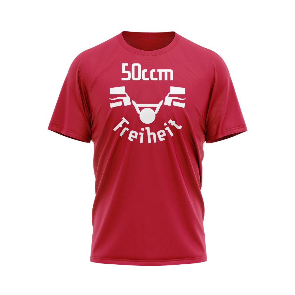 50ccm Freiheit Logo T-Shirt von Mofalegends