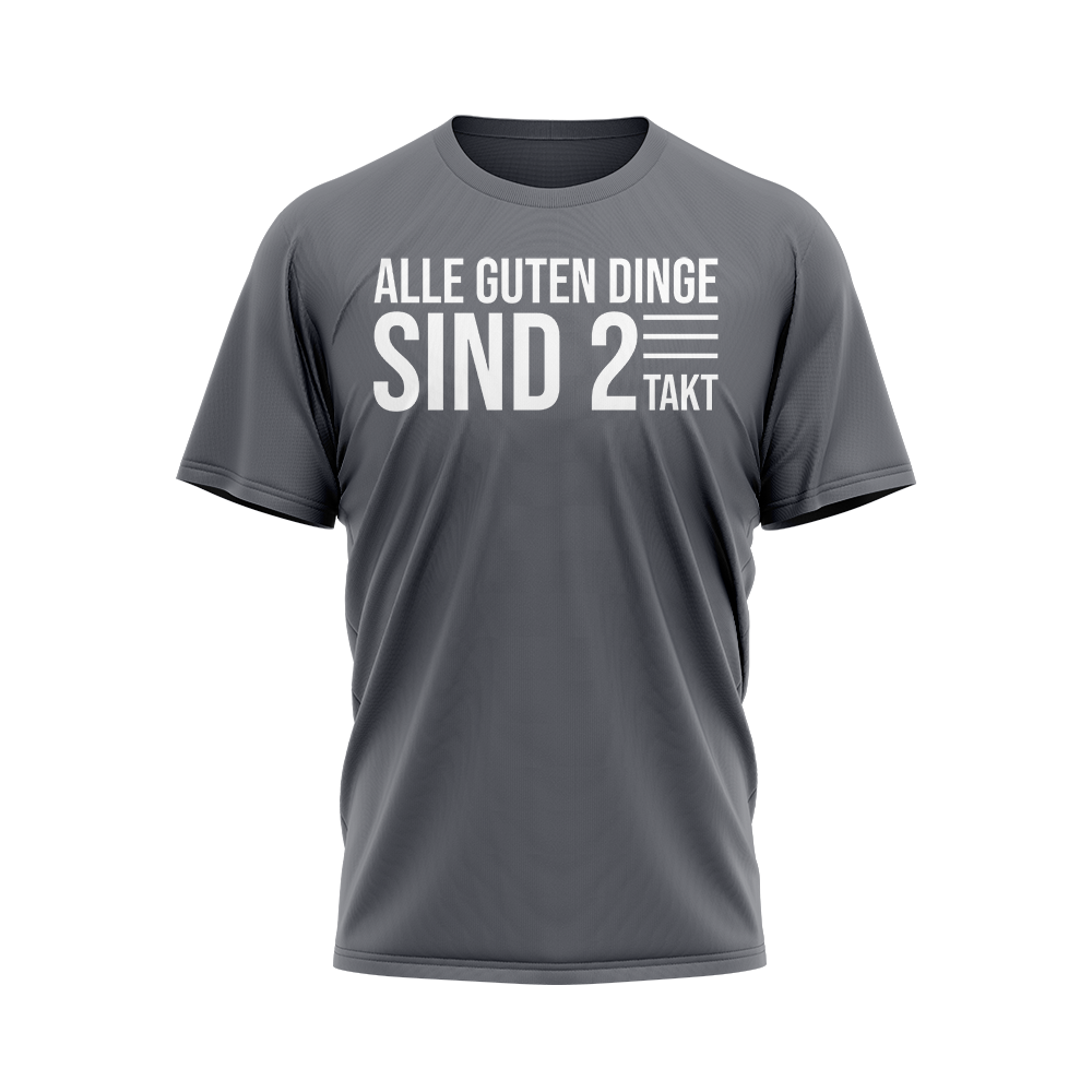 Alle guten Dinge sind 2-Takt Logo T-Shirt von Mofalegends