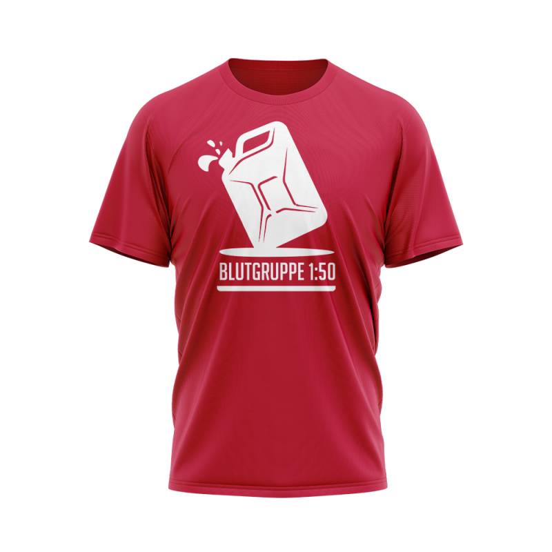 Blutgruppe 1:50 Logo T-Shirt von Mofalegends