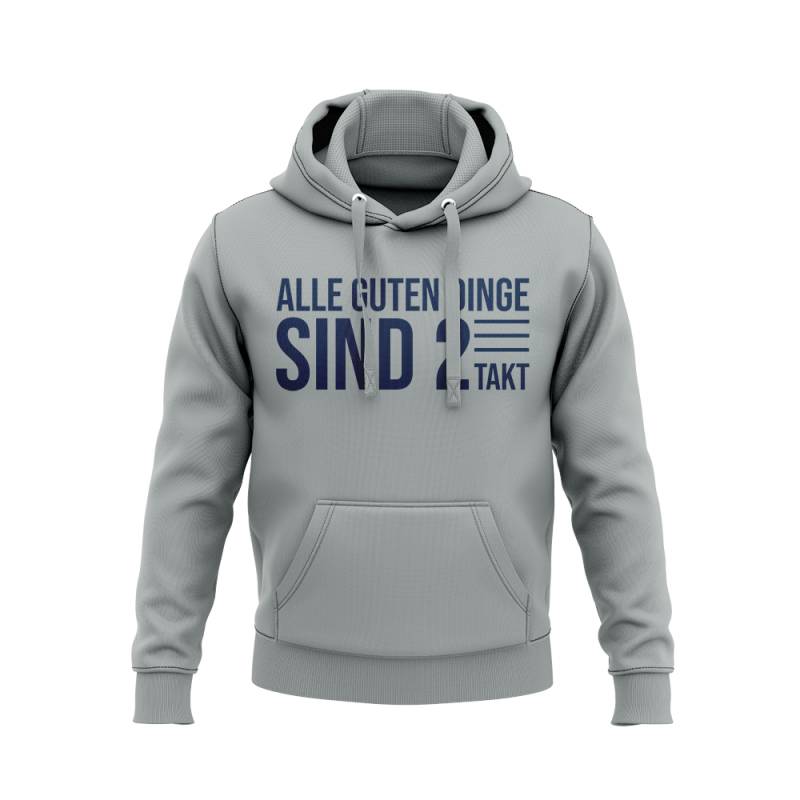 Hoodie in verschiedenen Farben mit Aufdruck "Alle guten Dinge sind 2 Takt" von Mofalegends