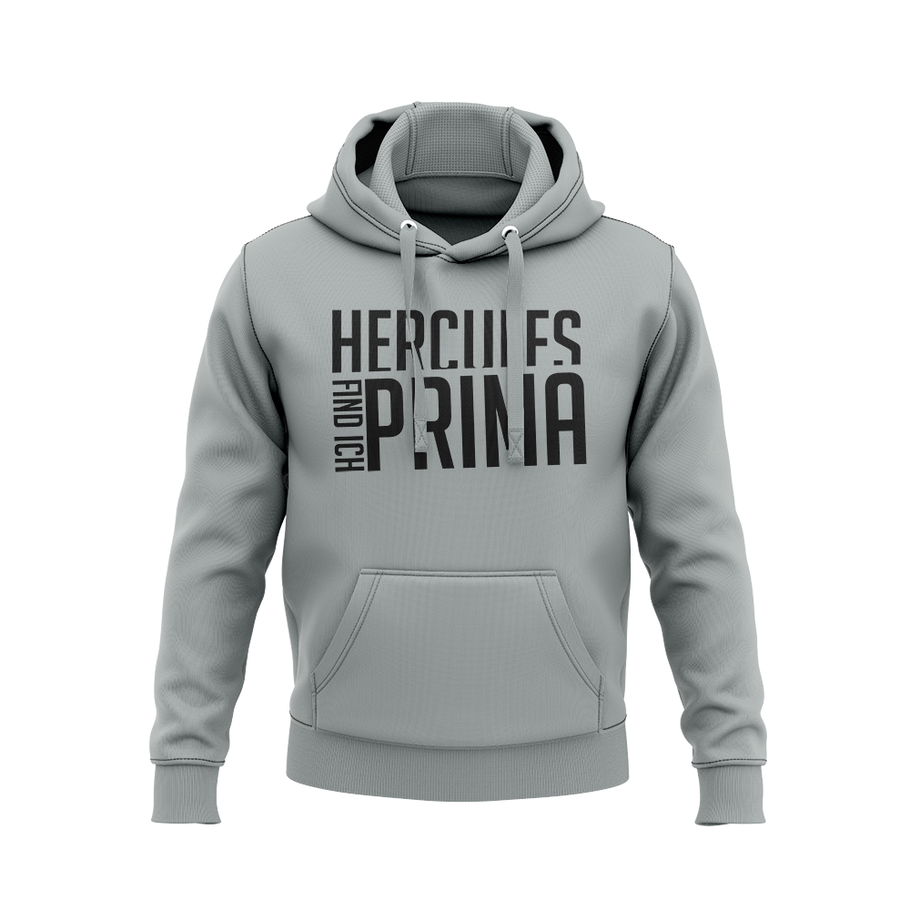 Hoodie in verschiedenen Farben mit Aufdruck "Hercules find ich Prima" von Mofalegends